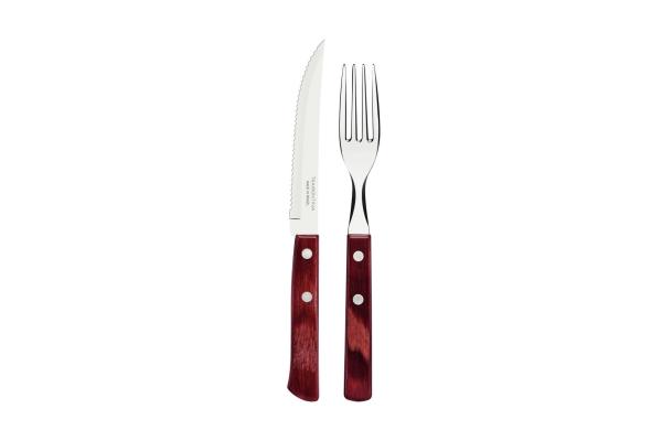 К-т вилица и нож стек 12бр Трамонтина, цена 23,40 €