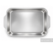 Тава от неръждаема стомана с дръжки 41х24см, цена 7,62 €