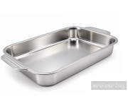 Тава от неръждаема стомана с дръжки 41х24см, цена 7,62 €