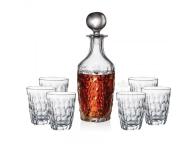 Комплект гараф+чаши уиски Марбъл Bohemia, цена 76,30 €