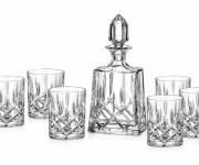 Комплект гараф + 6 чаши за уиски Shefield Bohemia, цена 85,90 €